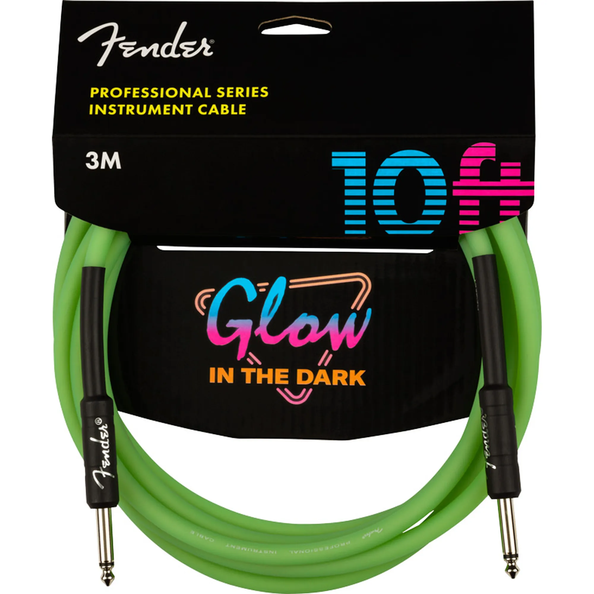 Fender Pro Glow in Dark Green - 3 Meter