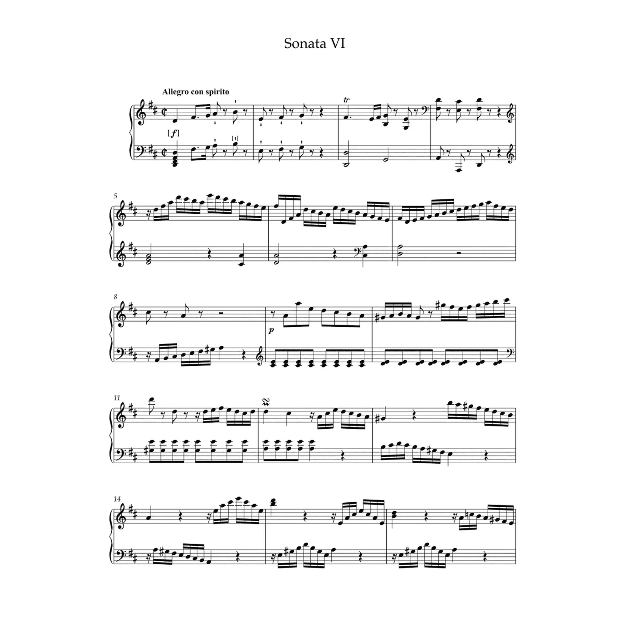 Sämtliche Sonaten für Clavier 1