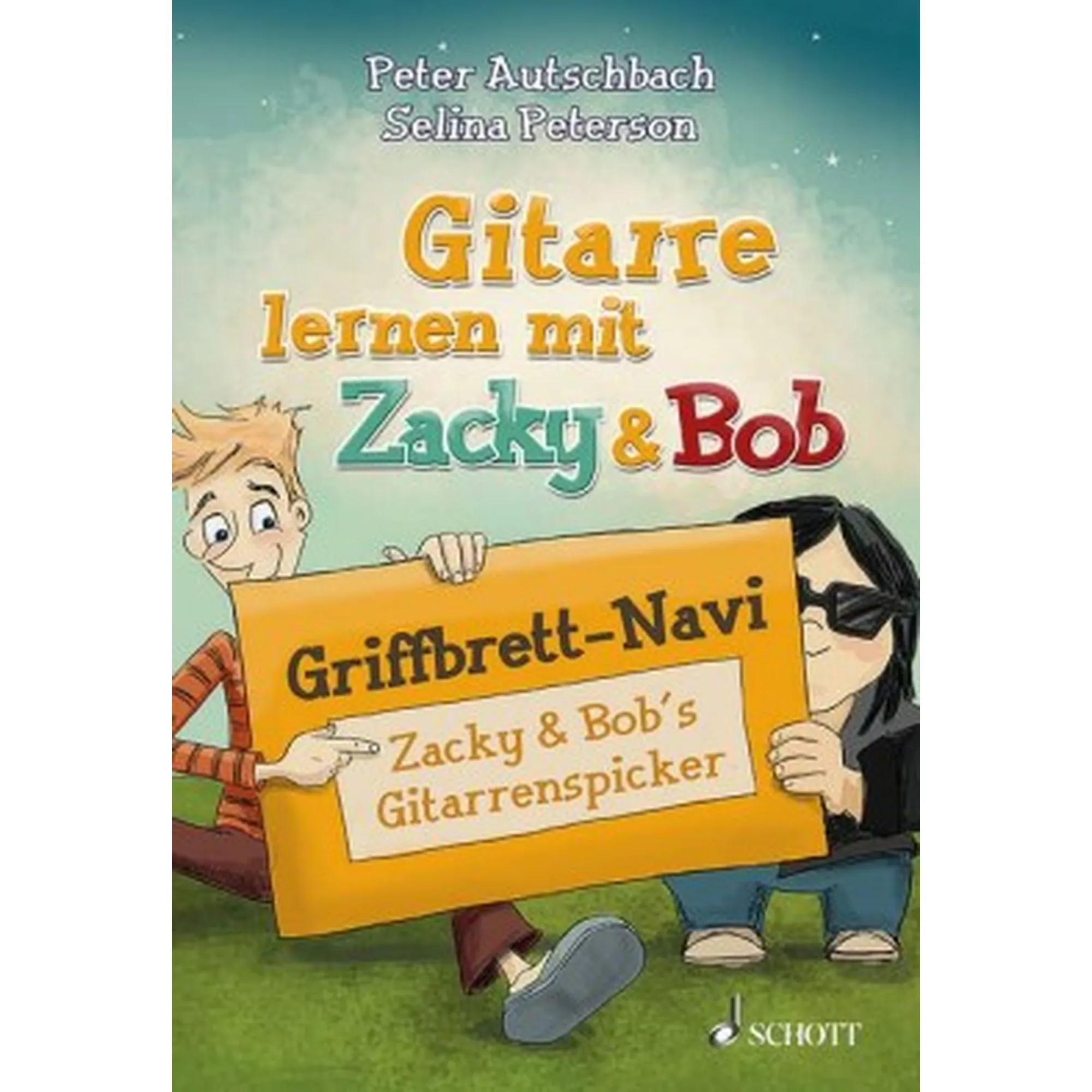 Gitarre lernen mit Zacky und Bob - Griffbrettnavi