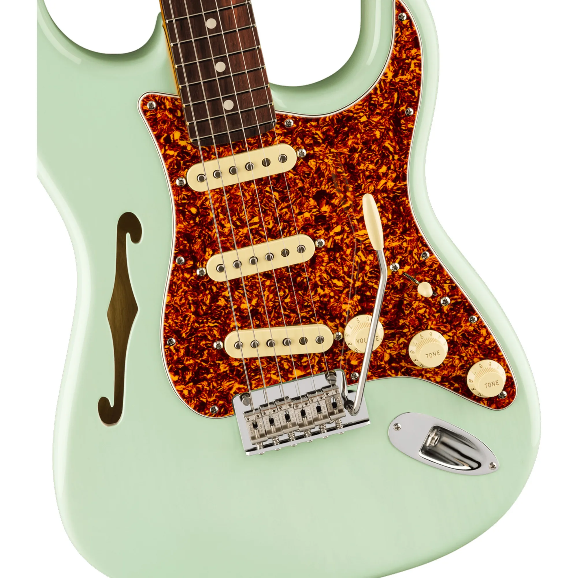 Fender Limited AM Pro II Strat Thinline RW - TRNS SFG