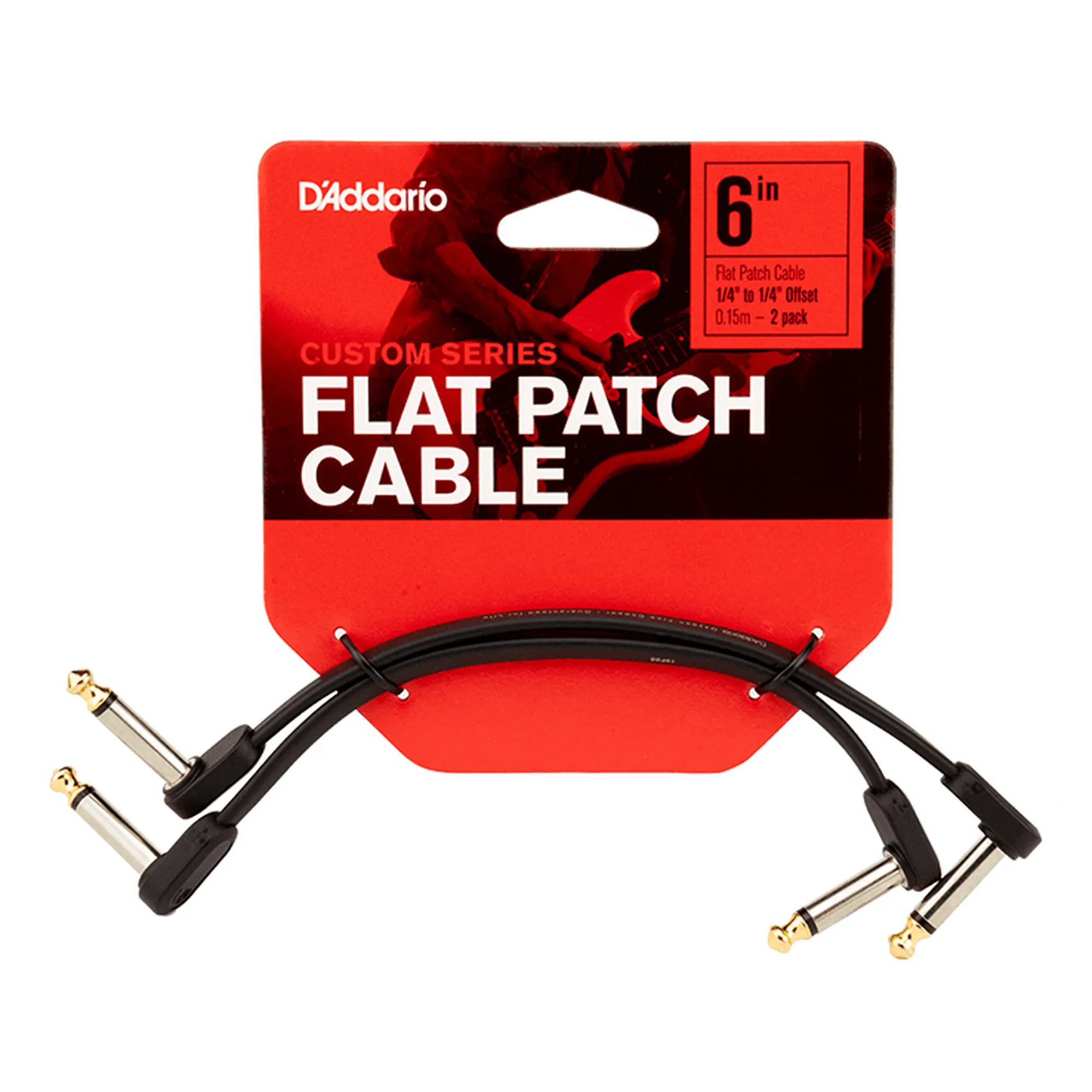 D'Addario PW-FPRR-2060S Flat Patch Offset