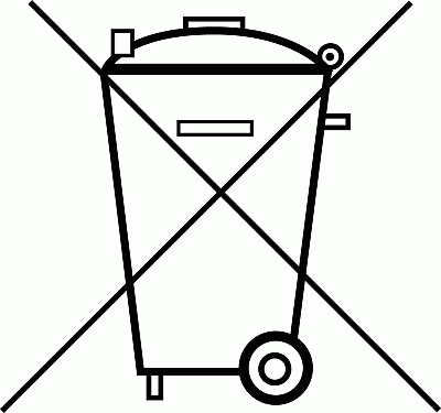 <p>Unter diesem Zeichen finden Sie auf der Batterie  zusätzlich nachstehende Symbole mit folgender Bedeutung:&nbsp;</p><p>Pb: Batterie enthält Blei&nbsp;</p><p>Cd: Batterie enthält Cadmium&nbsp;</p><p>Hg: Batterie enthält Quecksilber</p>