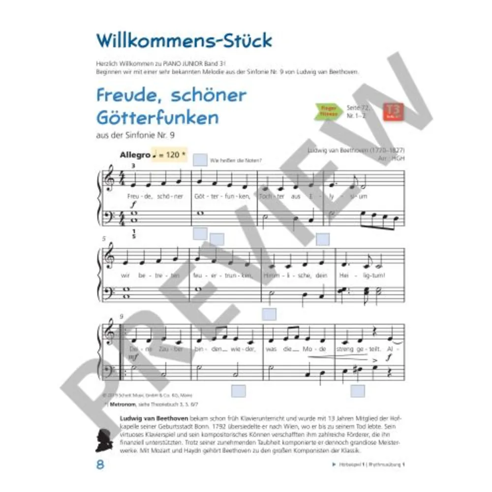 Piano junior - Klavierschule Band 3