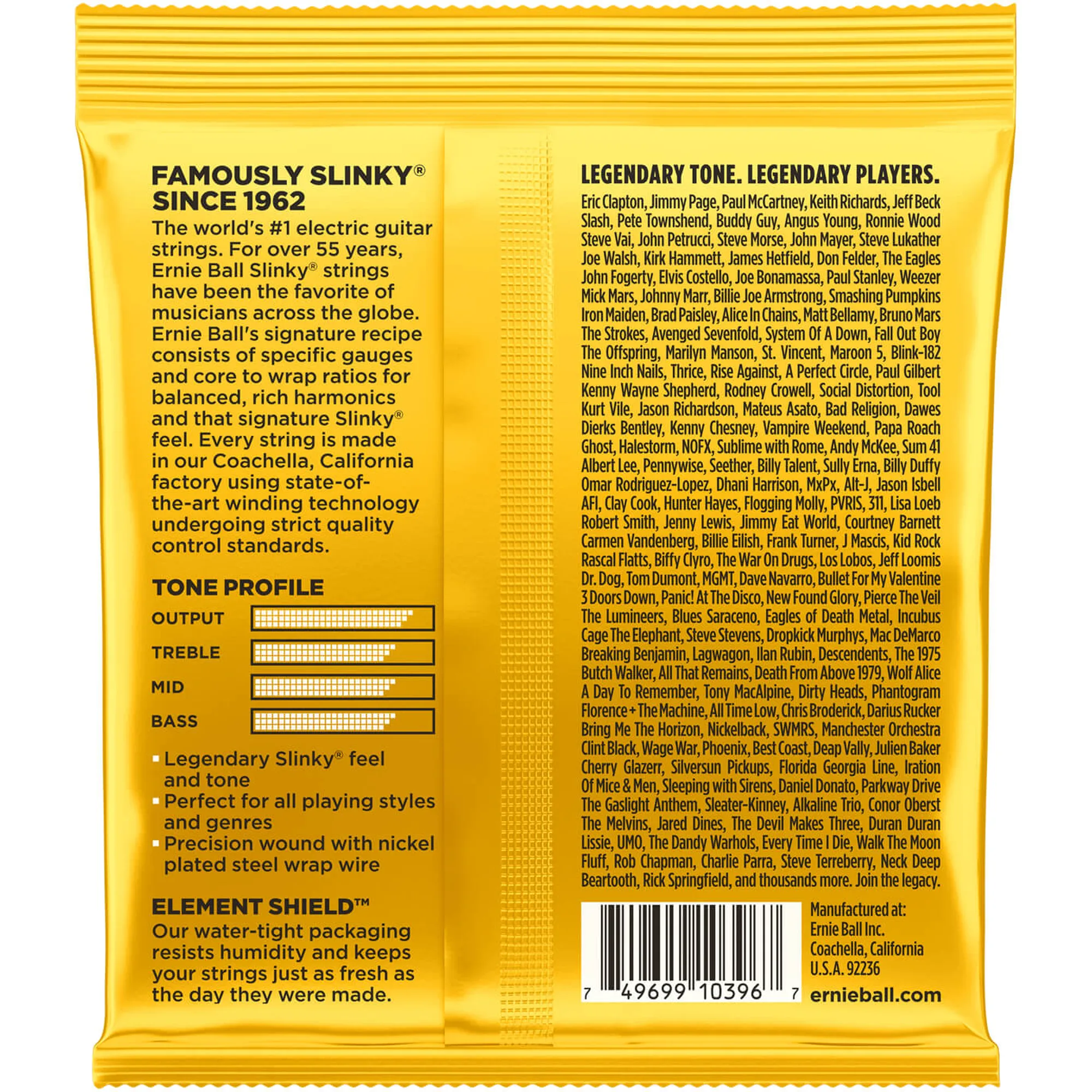 Ernie Ball EB2216 Skinny Top -  Beefy Btm