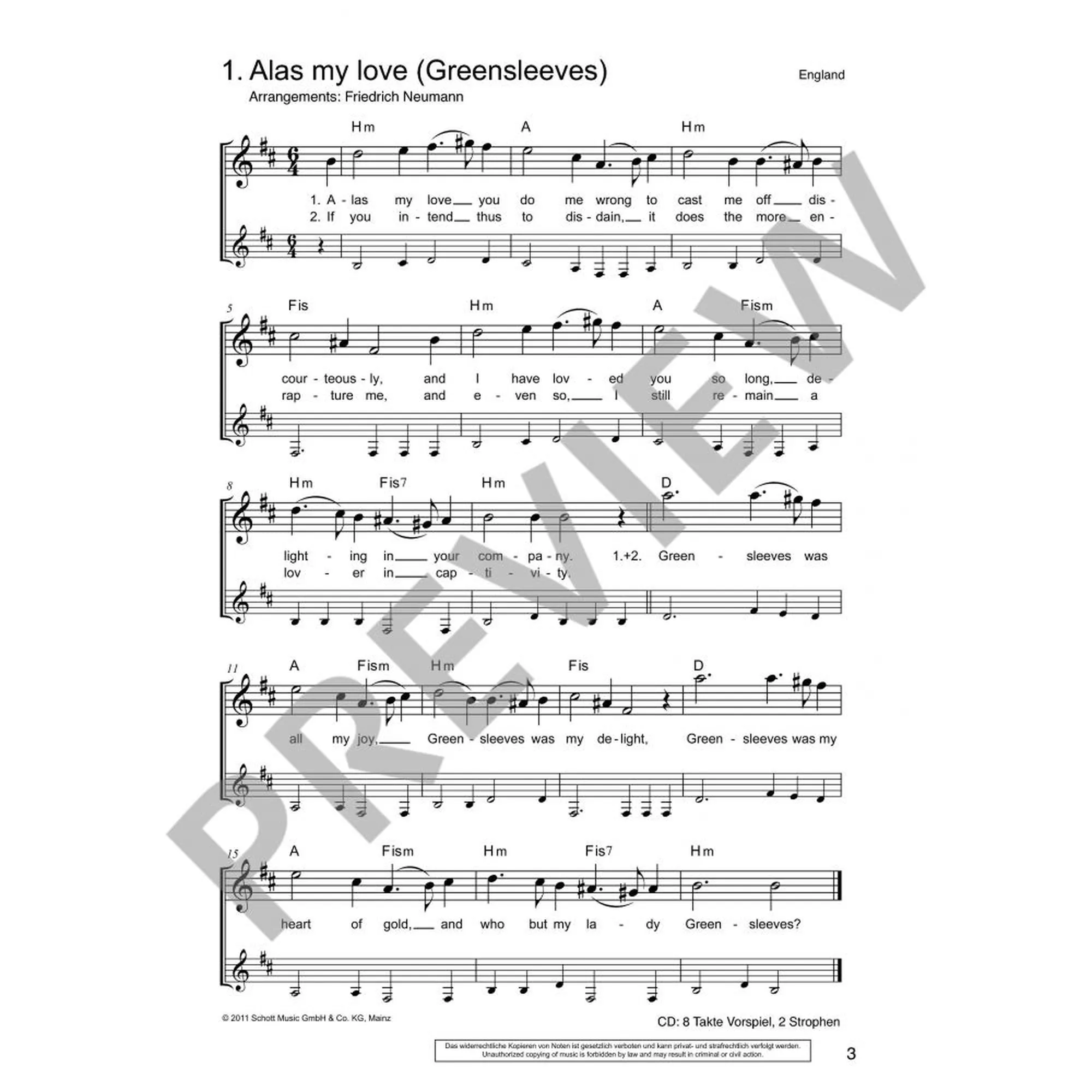 Die schönsten Folksongs