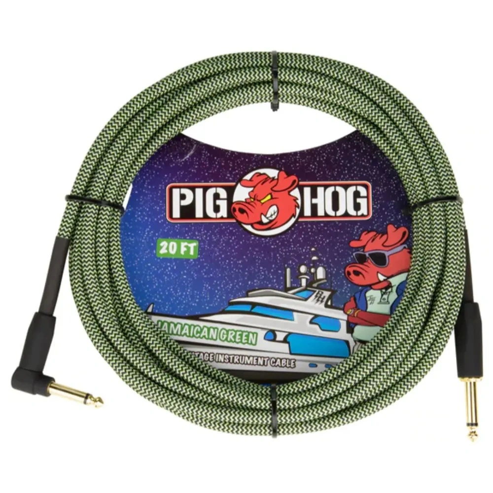 Pig Hog Jamaican Green 6m Winkel