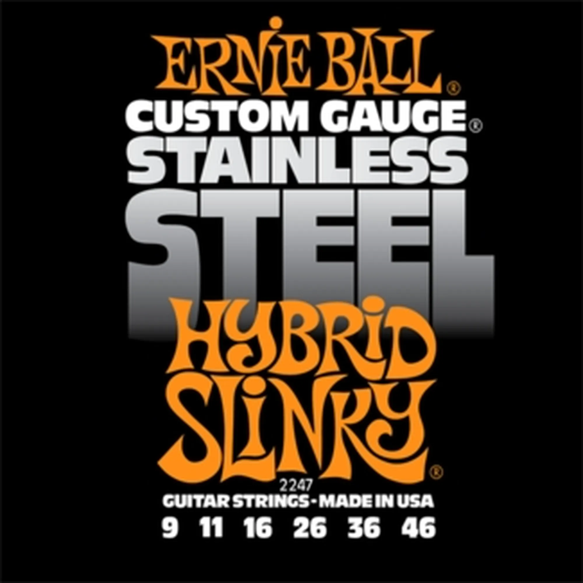 Ernie Ball EB2247 Hybrid Slinky Stainless