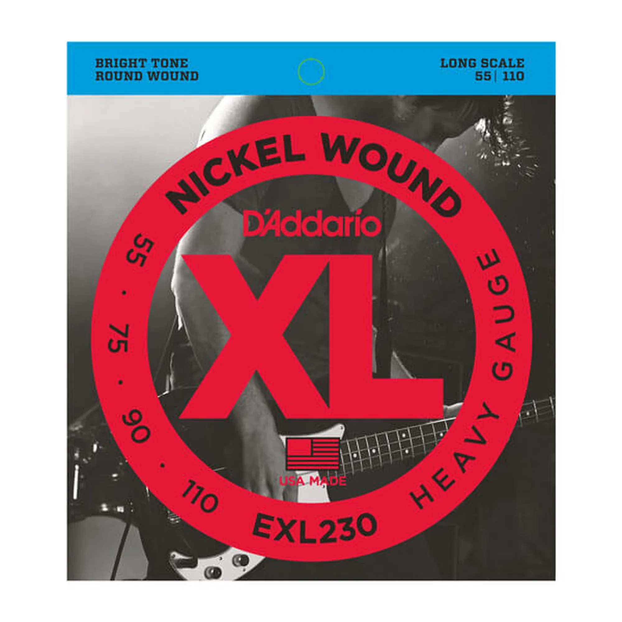 D´Addario EXL230 Long Scale/Heavy