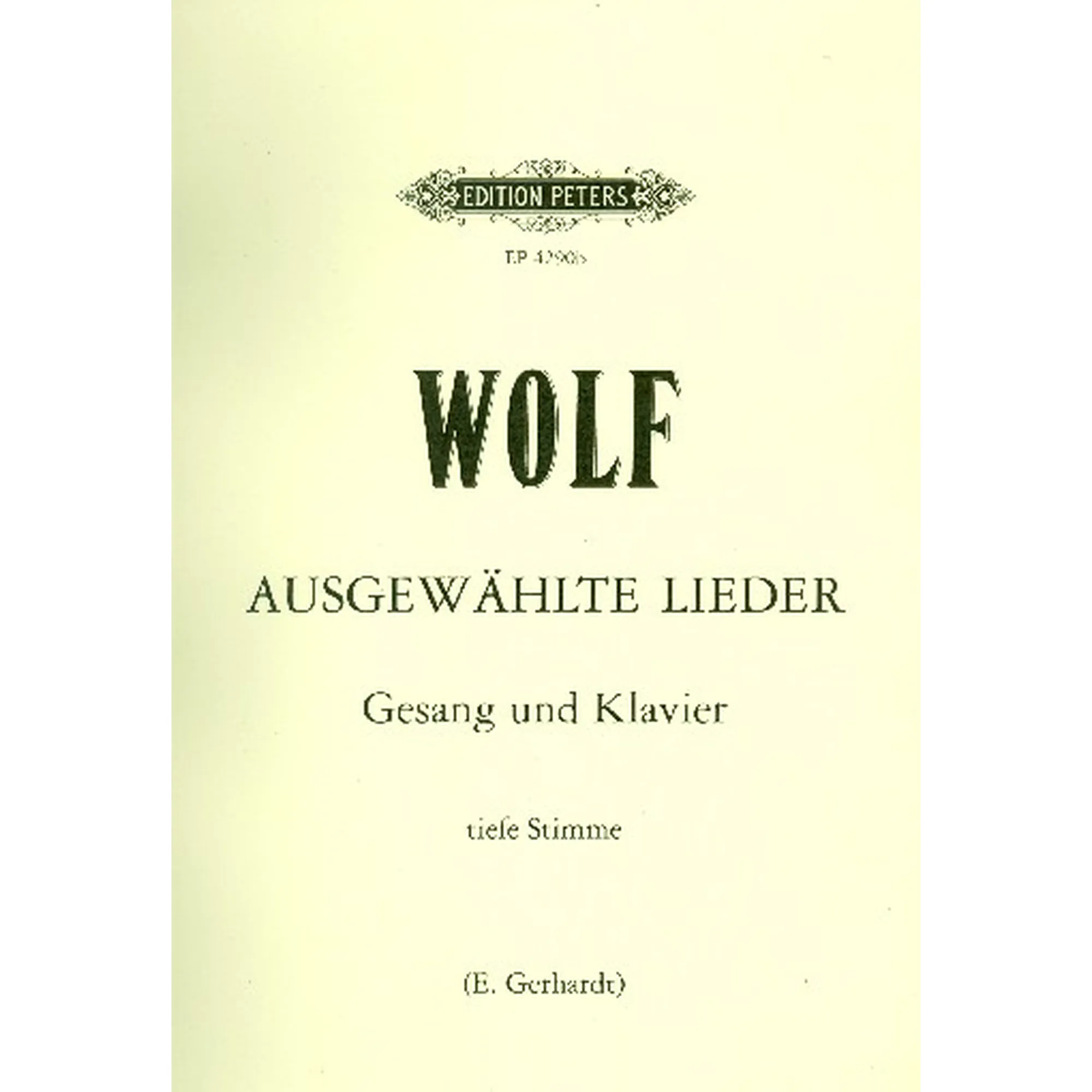 Ausgewählte Lieder