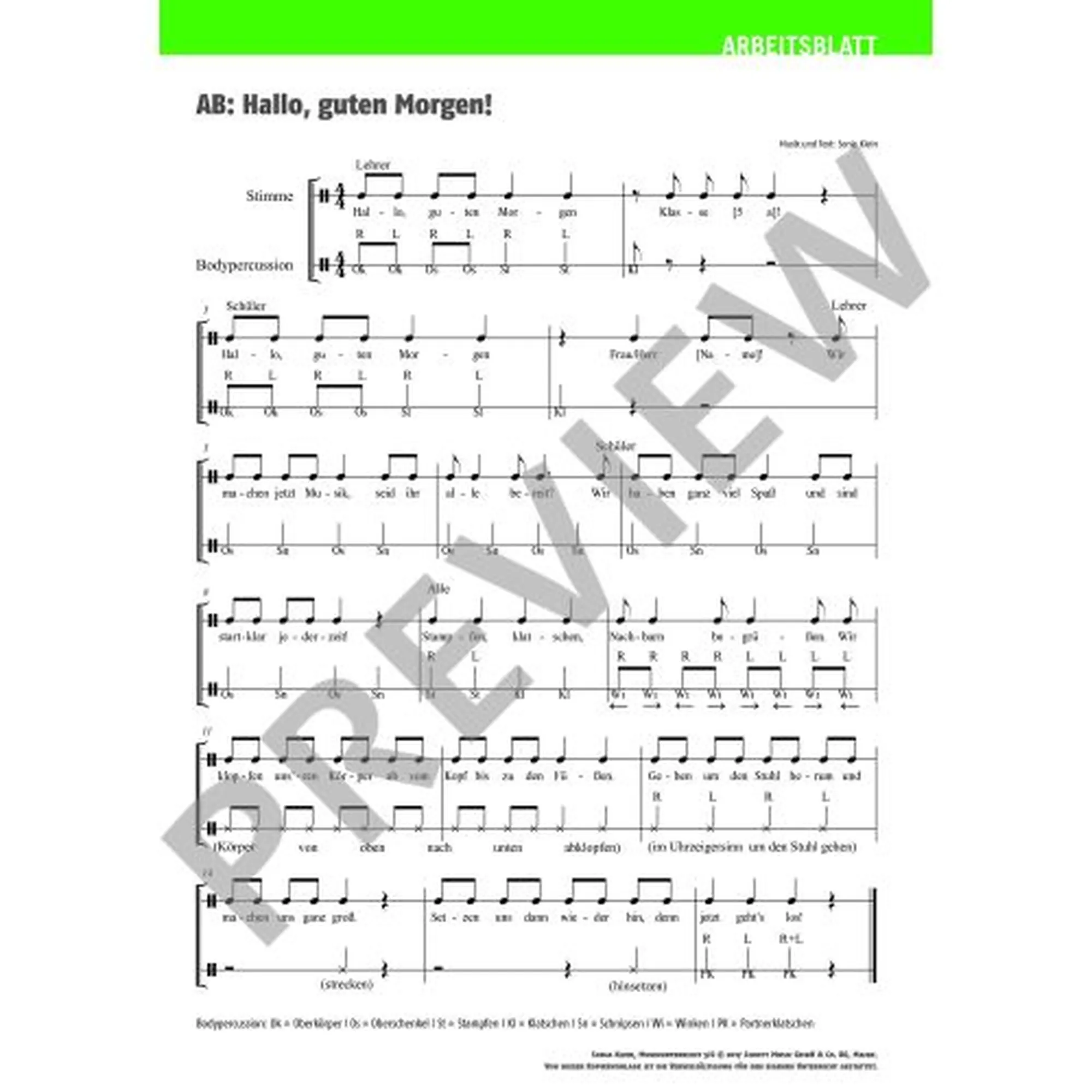 Musikunterricht Klasse 5/6