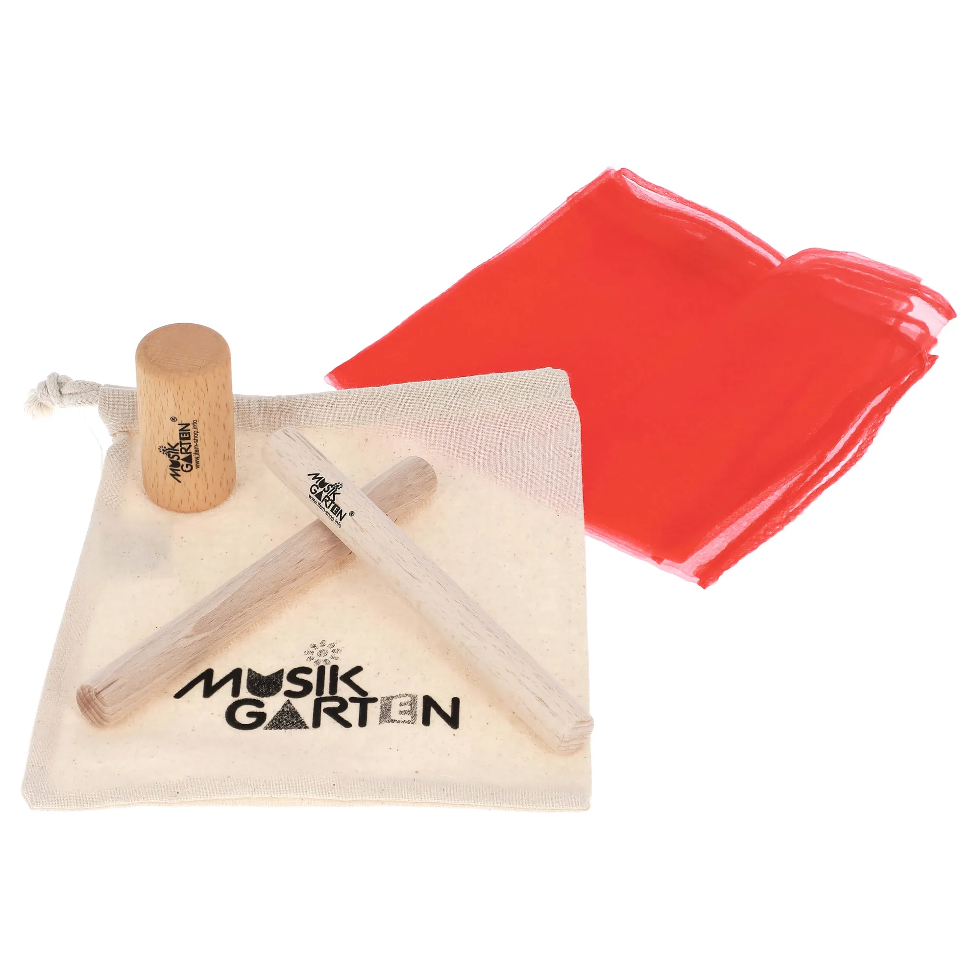 Instrumentensäckchen mit rotem Tuch